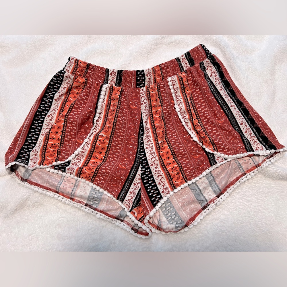 Multi color dress shorts